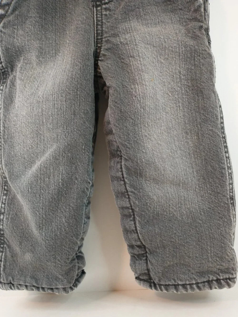 Vintage OshKosh B’gosh Vestbak Insulated Overalls Black Acid Wash Toddler 18M